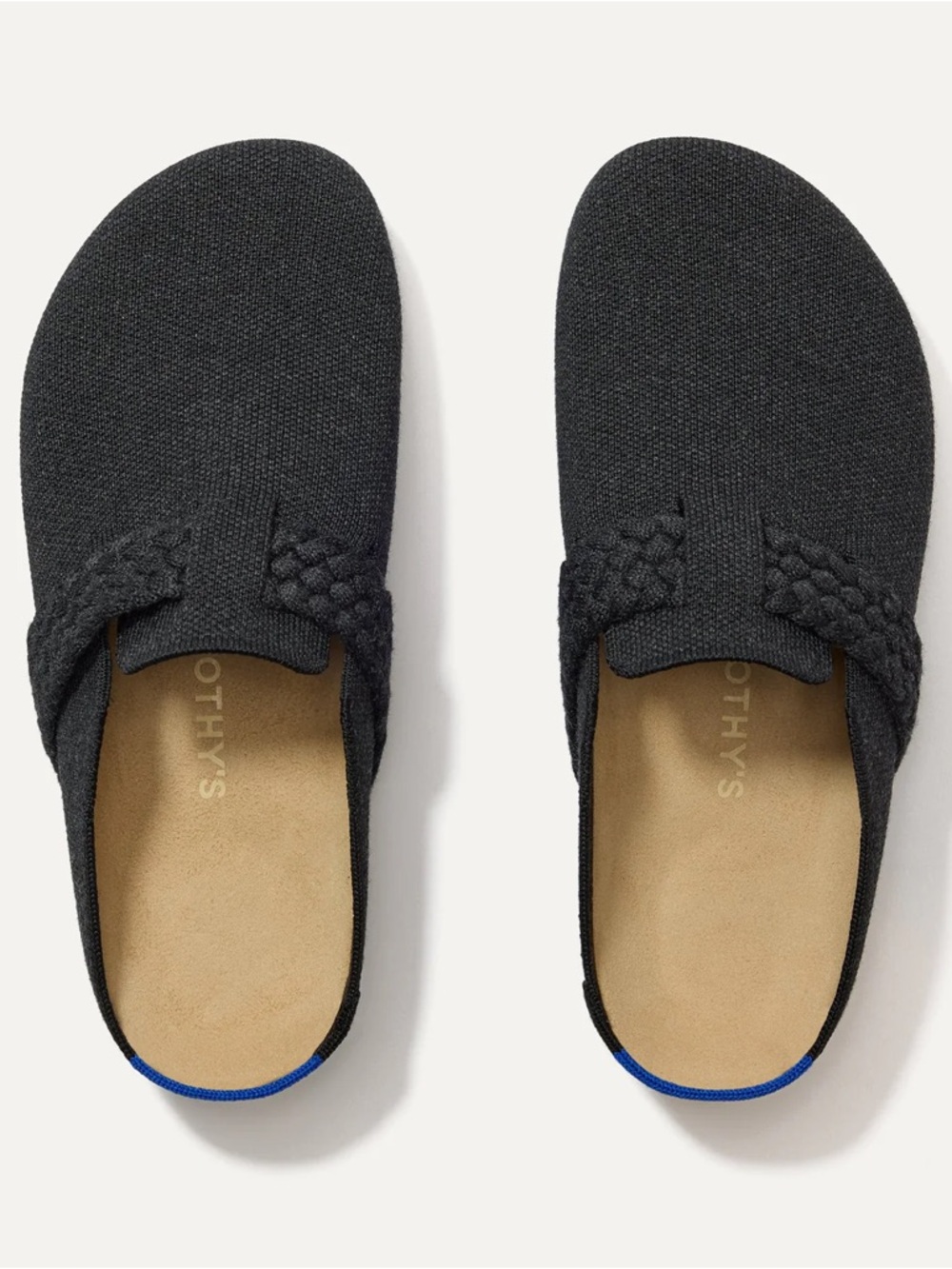 NWT Rothy's Braid Clog in Black